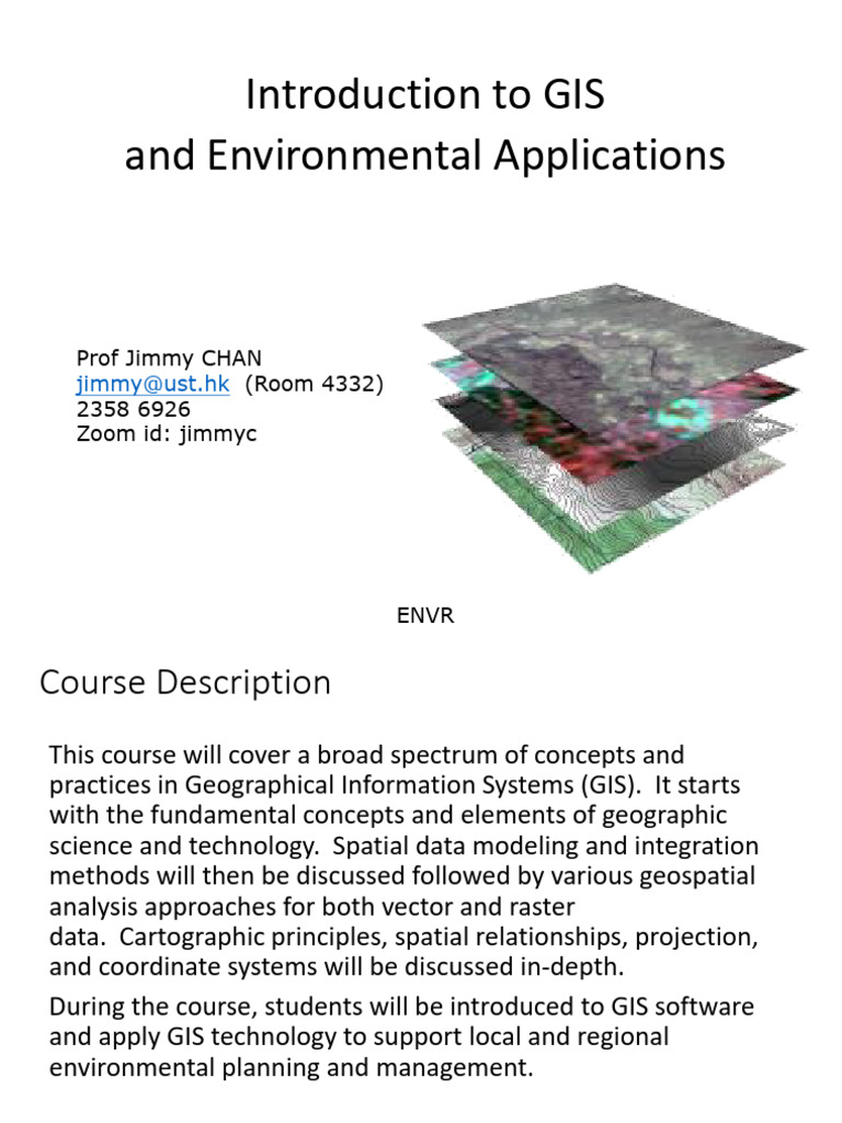 GIS01 GIS Introduction | PDF | Geographic Information System | Spatial ...