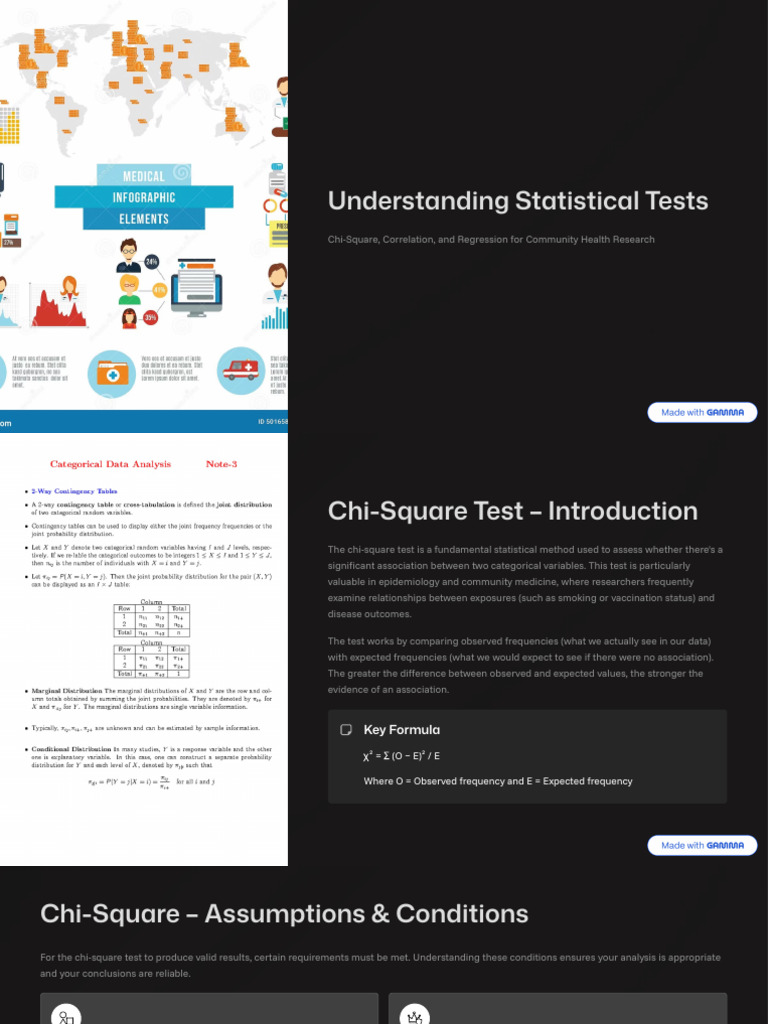 Understanding Statistical Tests | PDF | Chi Squared Test | Statistics