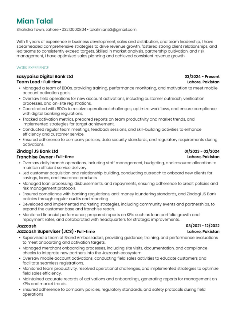 Resume example | PDF