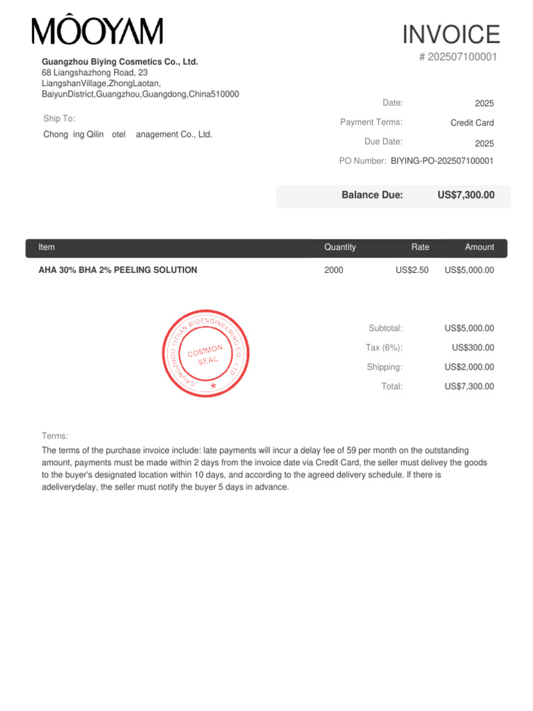 Invoice | PDF
