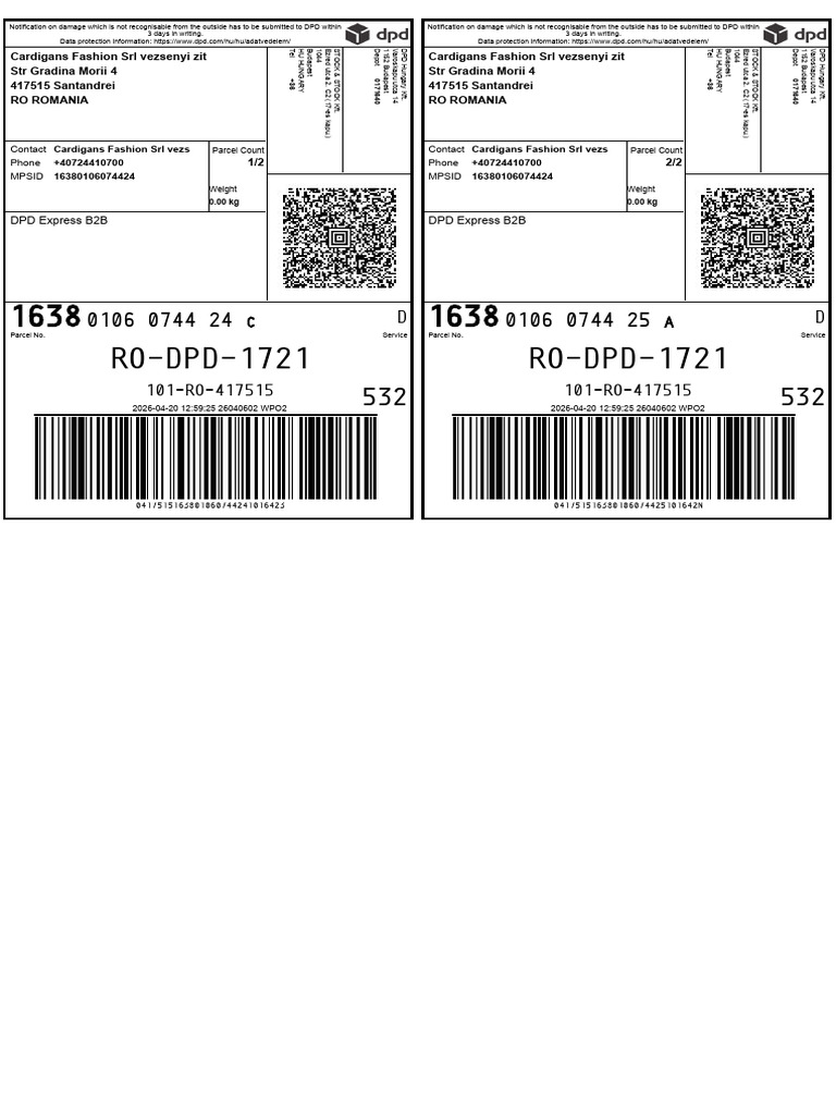 ShipmentLabel_D20260420T125926 | PDF