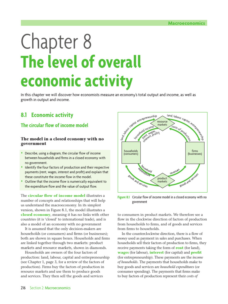 Circular Flow Exercise PRIOR READING | PDF | Macroeconomics | Economies