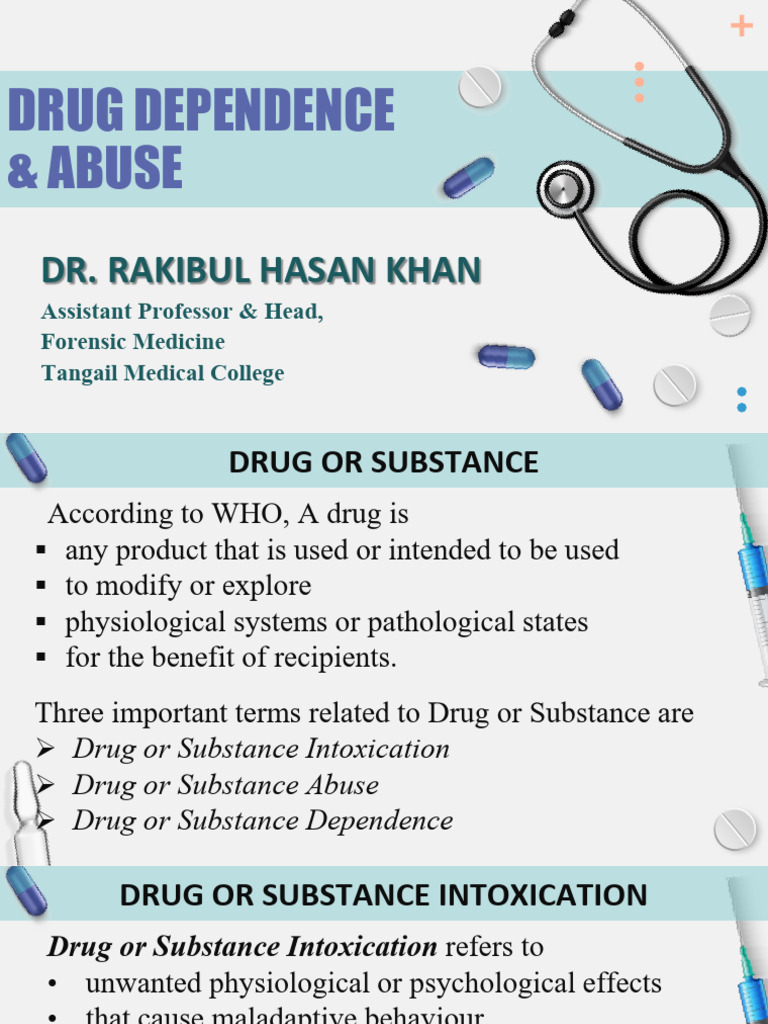 14. Drug Depandence & Abuse | PDF | Substance Dependence | Substance Abuse