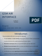 GSM Air Interface: (Group V)