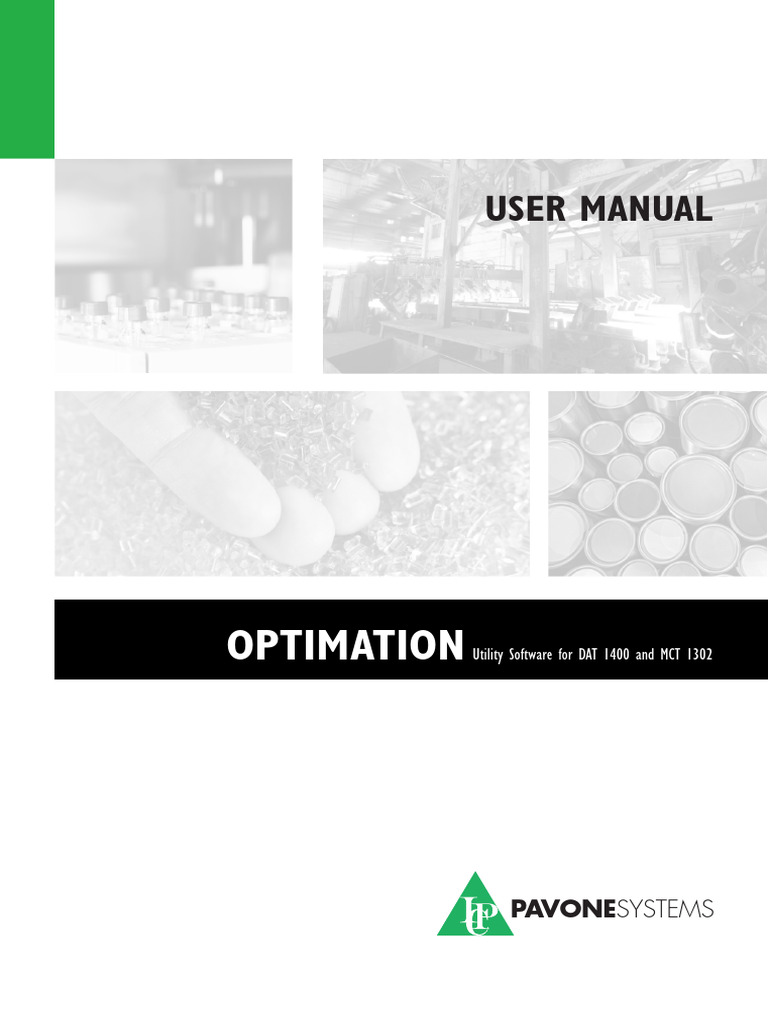 Optimation r1_2 Manual | PDF | Parameter (Computer Programming ...