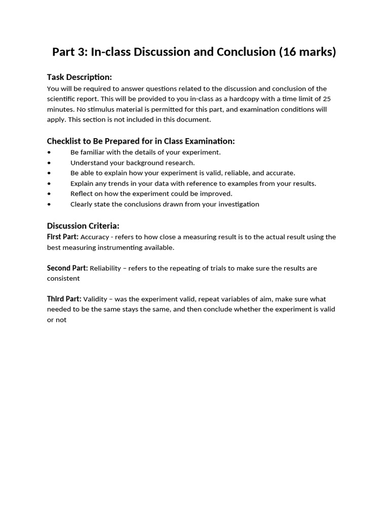 Part 3 (Science Assessment) | PDF | Experiment | Accuracy And Precision