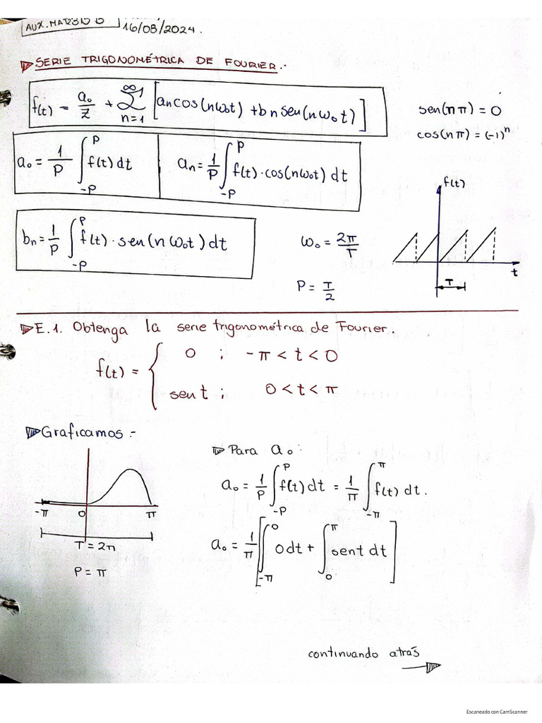 Transformadas Integrales MAT2315B Sem.2_2024 | PDF