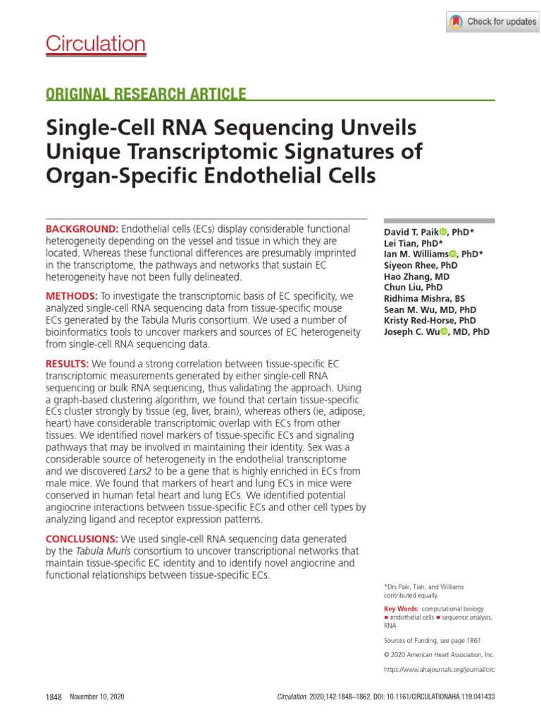 6.Single-cell RNA Sequencing Unveils Unique Transcriptomic Signatures ...