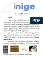 Kinige Informational Booklet in Telugu