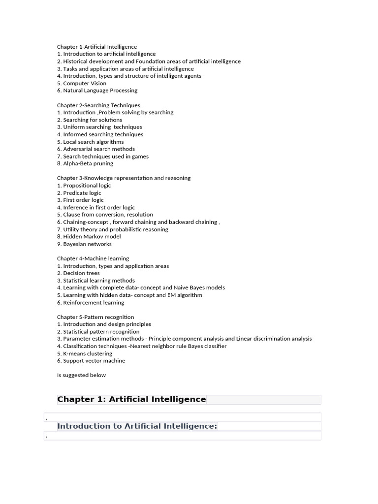 Artificial Intelligence | PDF | Artificial Intelligence | Intelligence ...