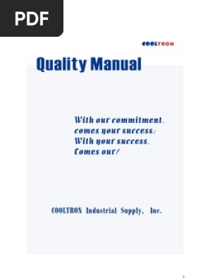 Quality Manual