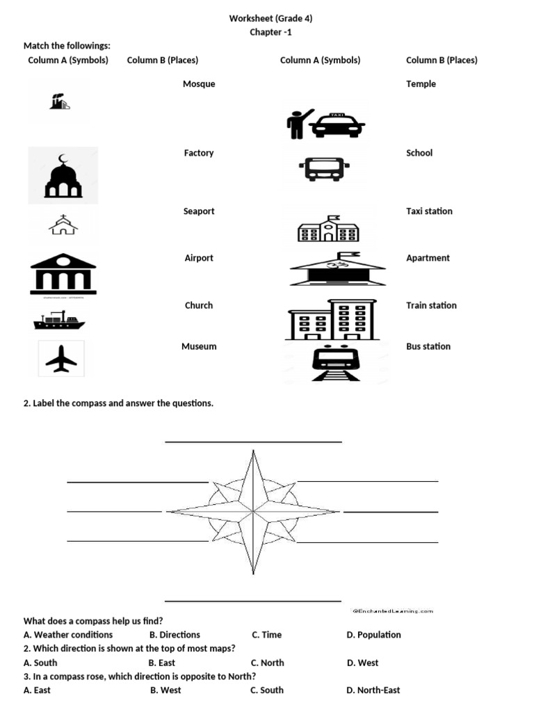 Grade 4 Chapter 1 Worksheet | PDF