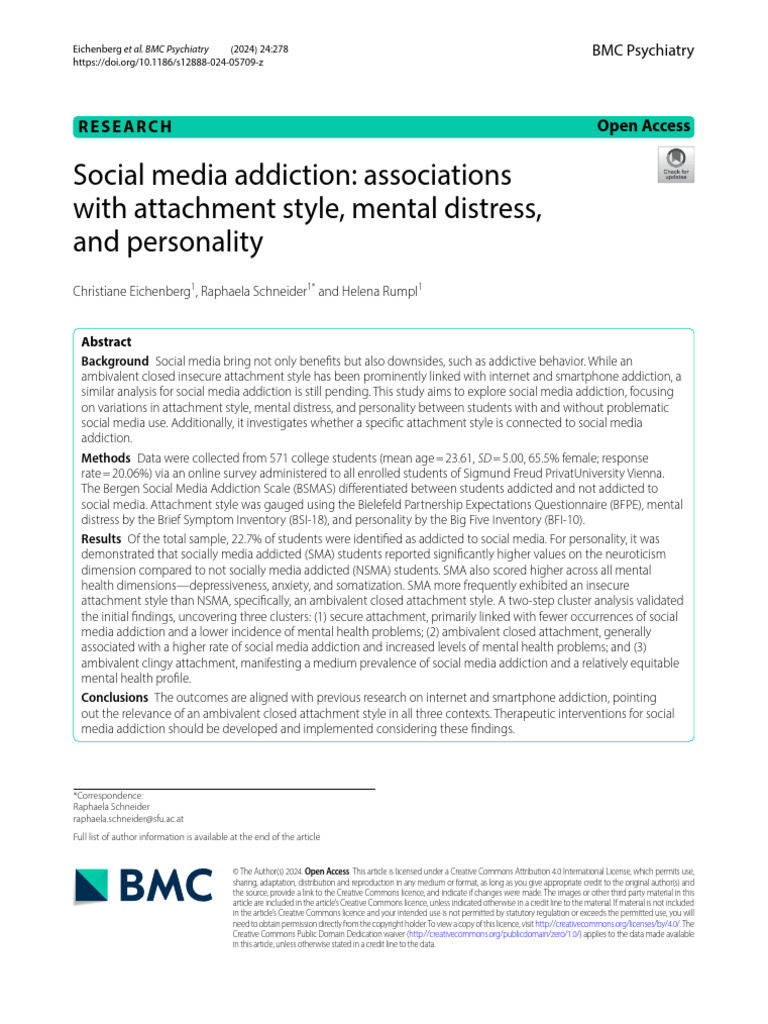 Social Media Addiction | PDF