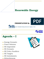 New & Renewable Energy: Presentation by