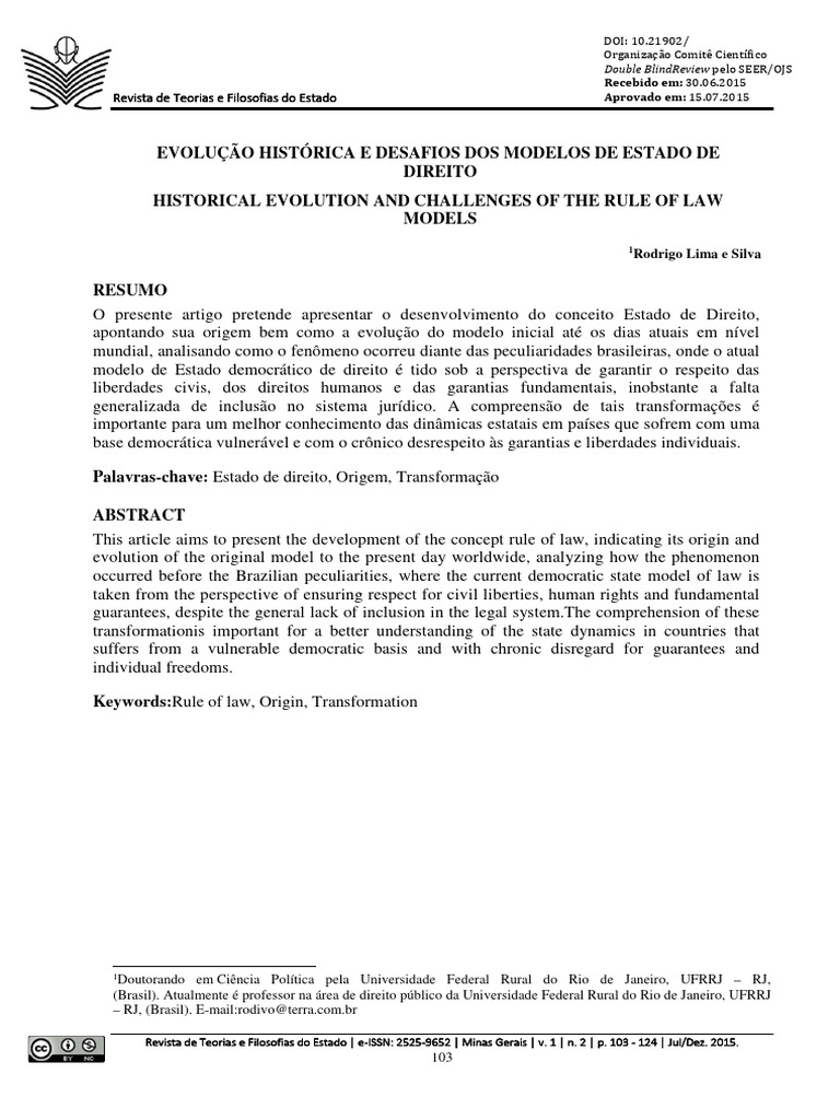 Evolucao Historica e Desafios Dos Modelos de Estad | PDF | Estado ...