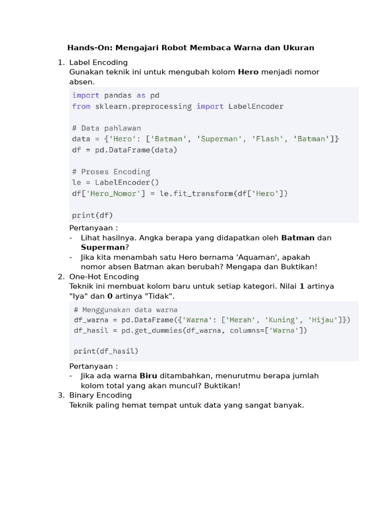 HandsOn - Encoding | PDF