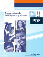 The Open University - Brochure - IMM Top Up Options
