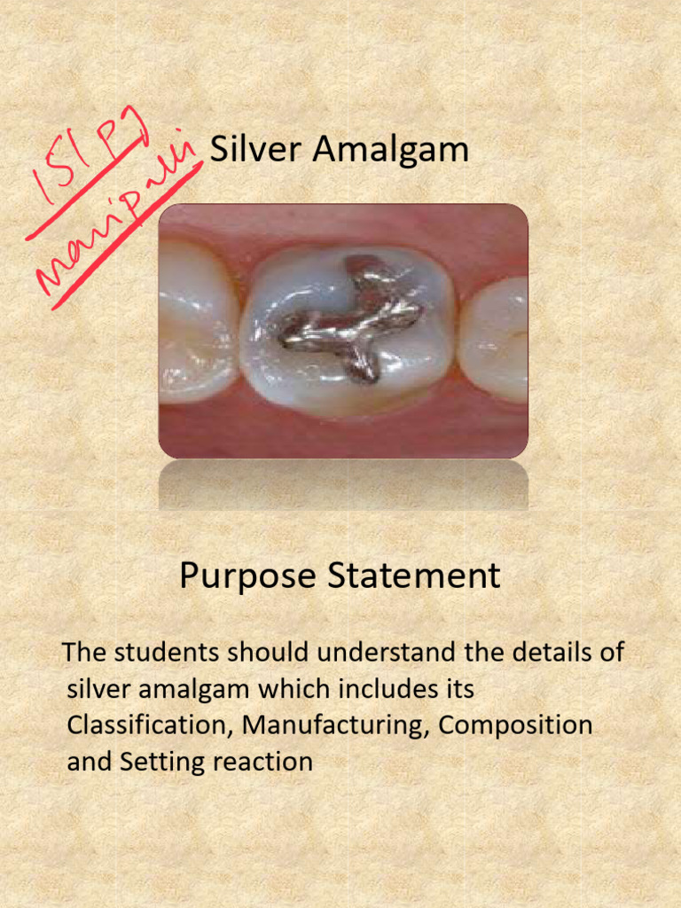 Silver Amalgam Revised | PDF | Alloy | Metals