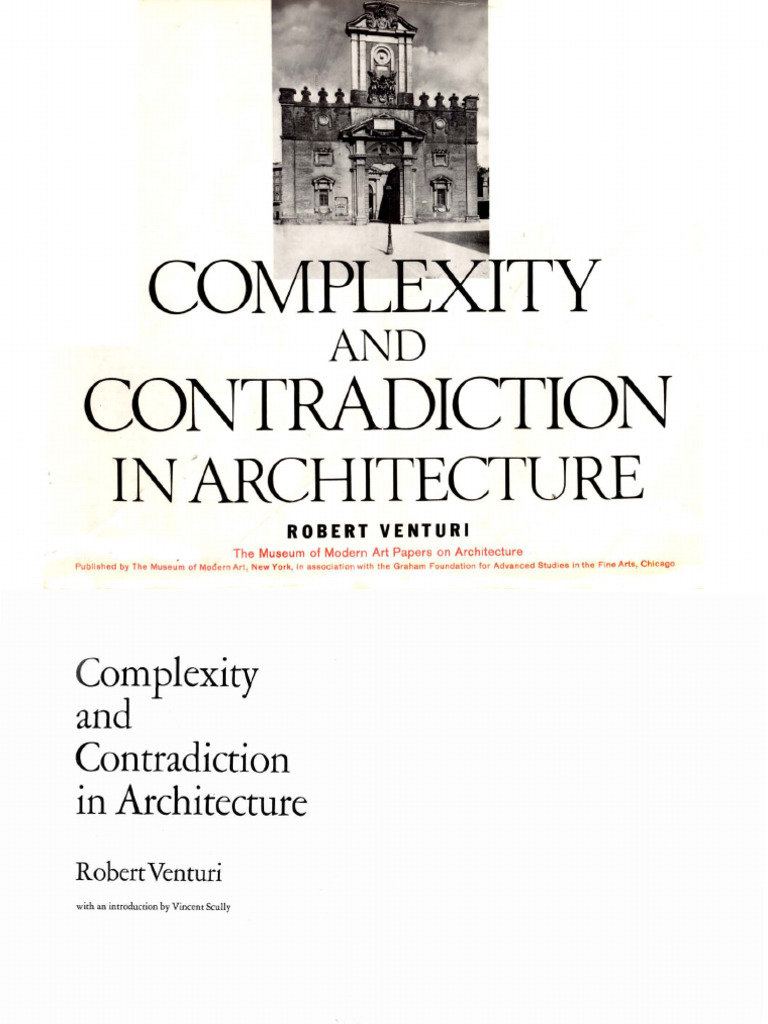 Venturi. Complexity and Contradiction in Architecture | PDF