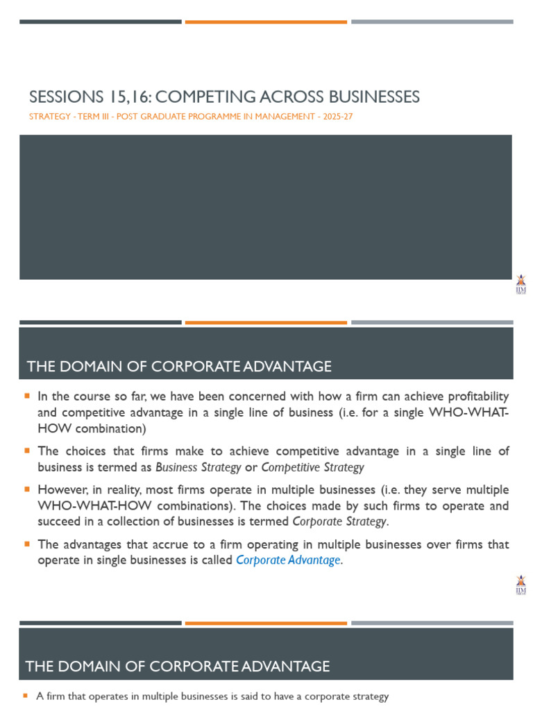 20260305 - Strategy - Sessions 15, 16 | PDF | Net Present Value ...