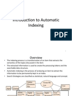 Introduction To Automatic Indexing