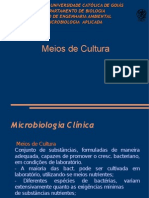 Meios de Cultura Aula Prática