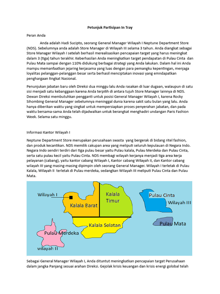 Petunjuk Partisipan in Tray | PDF