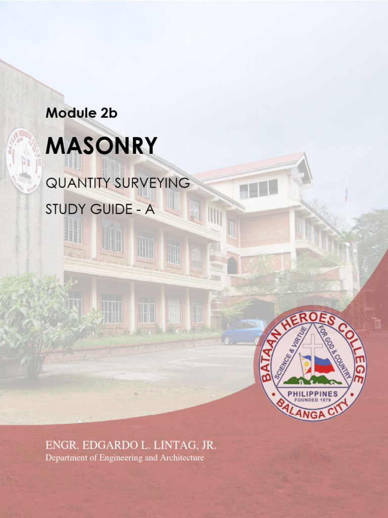 Module - Masonry | PDF | Masonry | Wall
