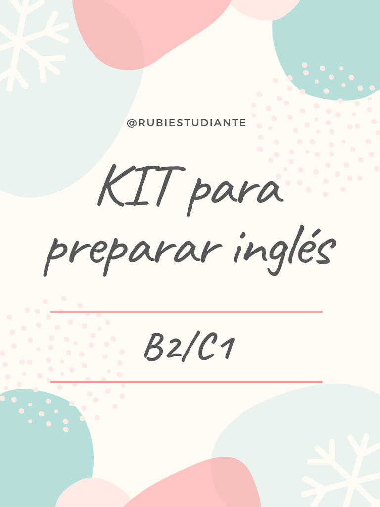 KIT para preparar inglés | PDF | Pie Chart | Syntax