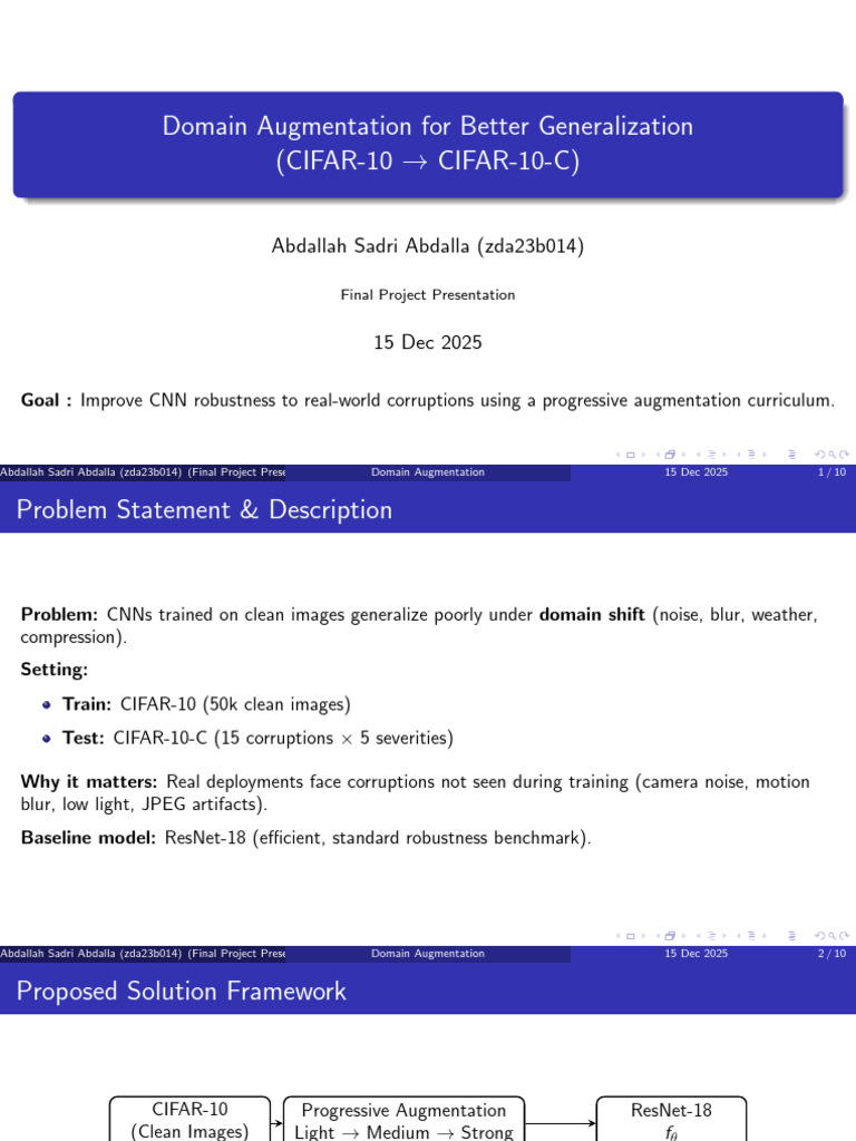 Computer Vision Final Presentation | PDF | Accuracy And Precision ...