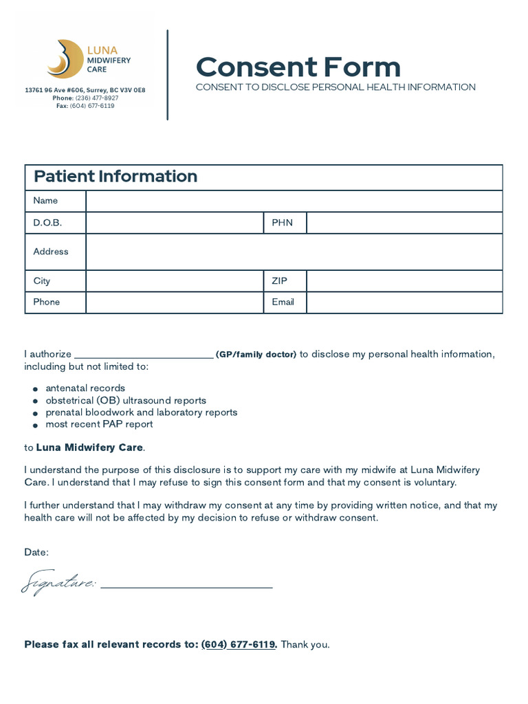 Consent Form | PDF