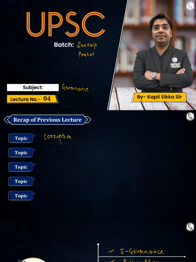 Governance 04 Class Notes | PDF