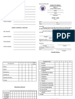 Deped Form 138-E