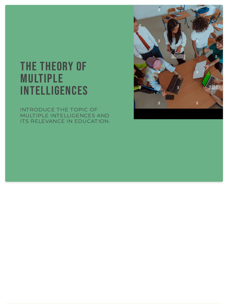Gardner Multiple Intelligences | PDF | Intelligence | Neuroscience