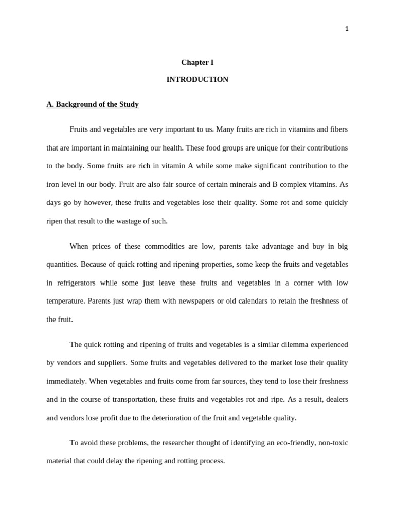 SIP-sample-FOR-RESEARCH-REPORT | PDF | Vegetables | Banana