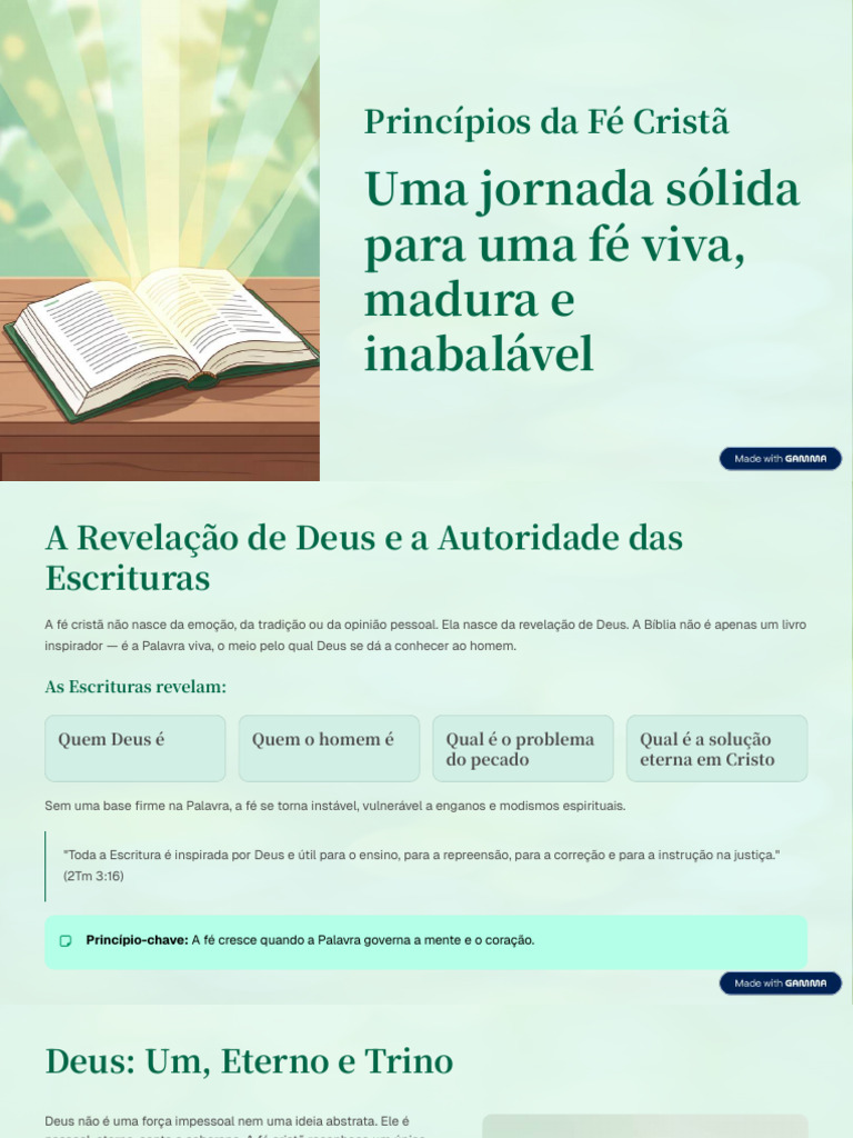 Principios Da Fe Crista | PDF | Pecado | Fé