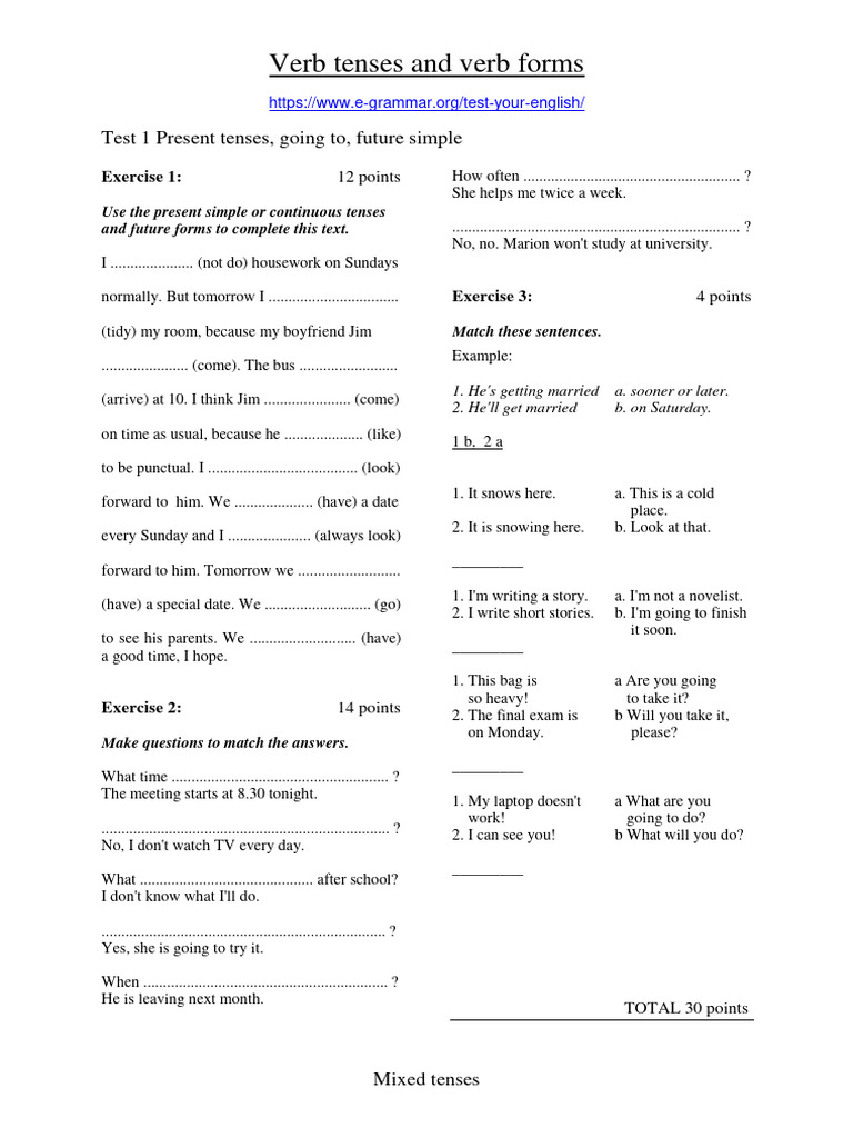 Test Your English 1 | PDF | Language Families | Linguistic Typology