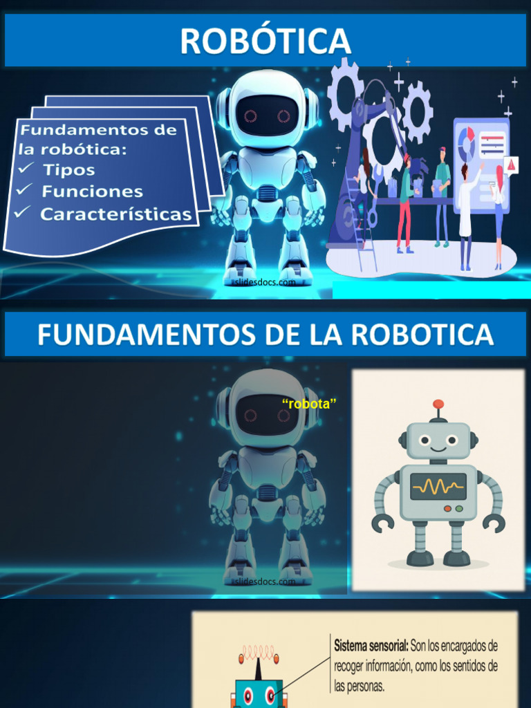 Robotica1 4to de Primaria | PDF | Robot | Robótica