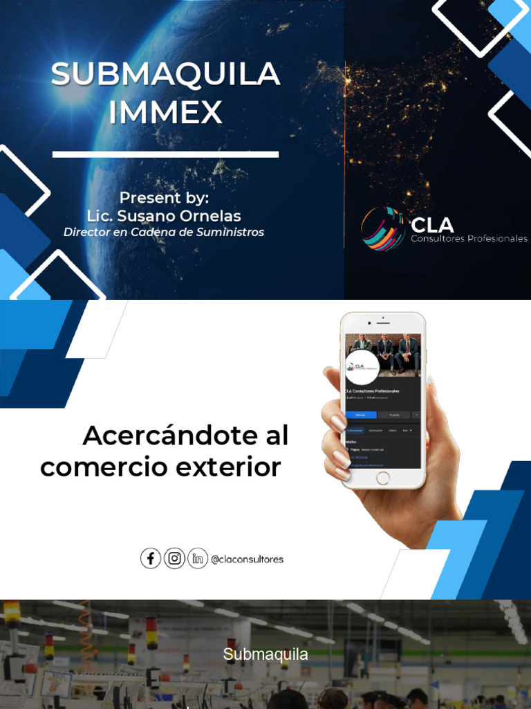 Submaquila Immex 2026 | PDF | Exportaciones | aduana