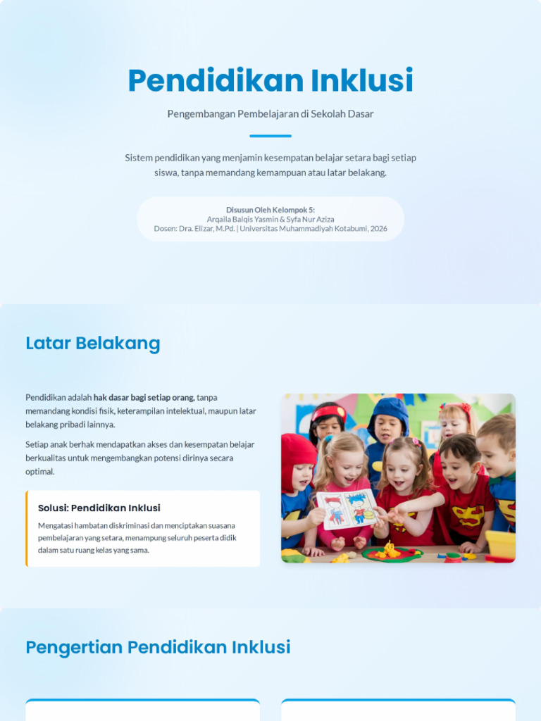 Pendidikan Inklusi | PDF
