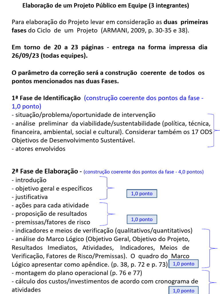 4 Elaborao de Um Projeto Pblico | PDF