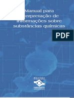 Manual para interpretação de informações sobre substâncias químicas 