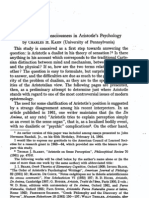 Kahn - III.2 - Sensation and Consciousness in Aristotle's Psychology