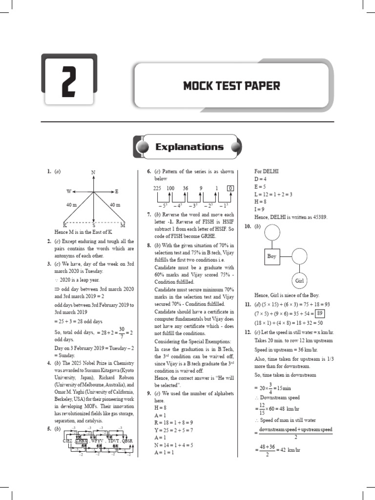 02 - Mock Test - Sol | PDF | Temperature | Physical Chemistry