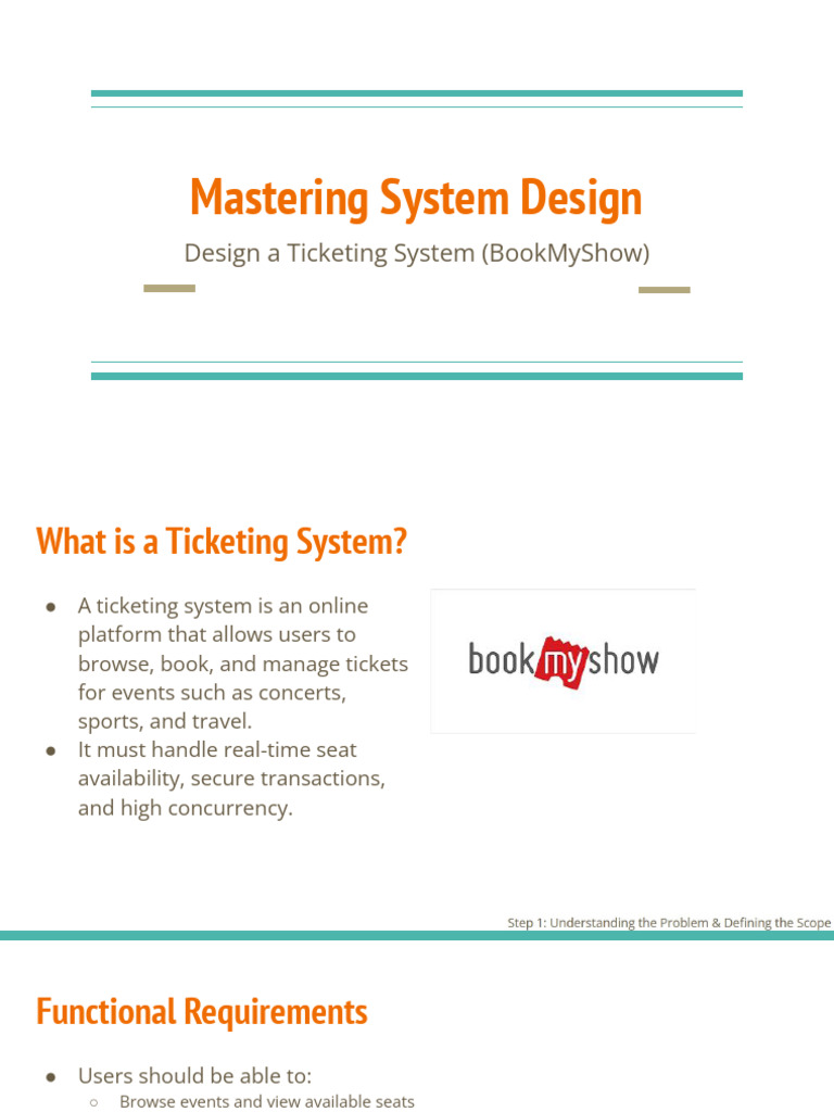 Slide Deck+ +Section+13 Ticketing | PDF | Computer Engineering ...