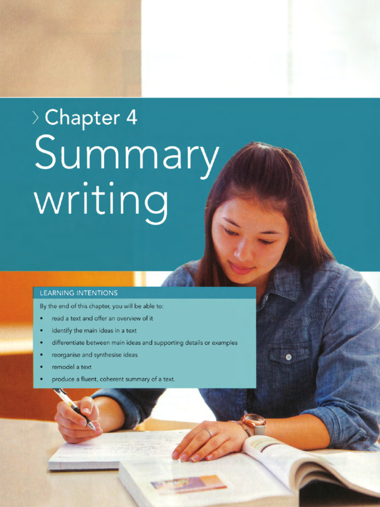 O Level - English Level Coursebook-Summary Writing | PDF