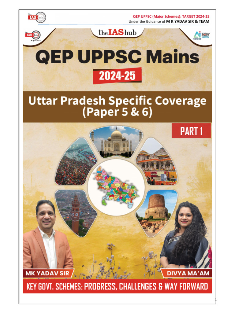 Govt Schemes UPPSC Mains 2025 TheIAShub FINAL-1 | PDF | Agriculture ...