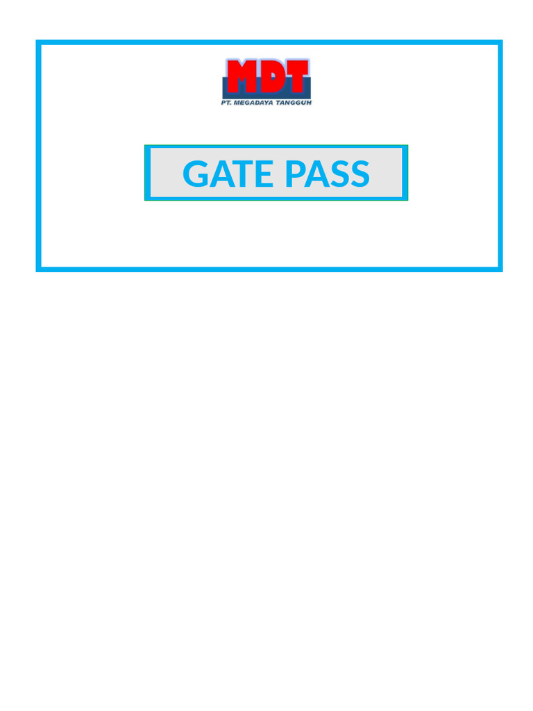 Entry Pass Motor | PDF