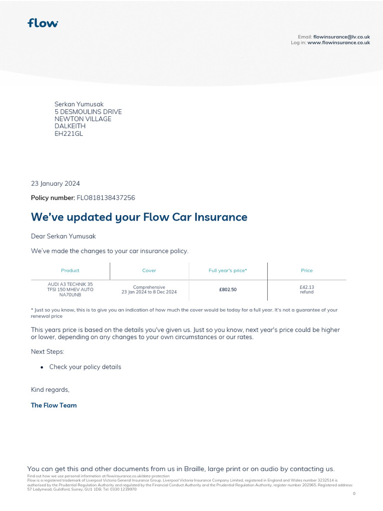 Mta Confirmation Pack | PDF | Insurance | Vehicles