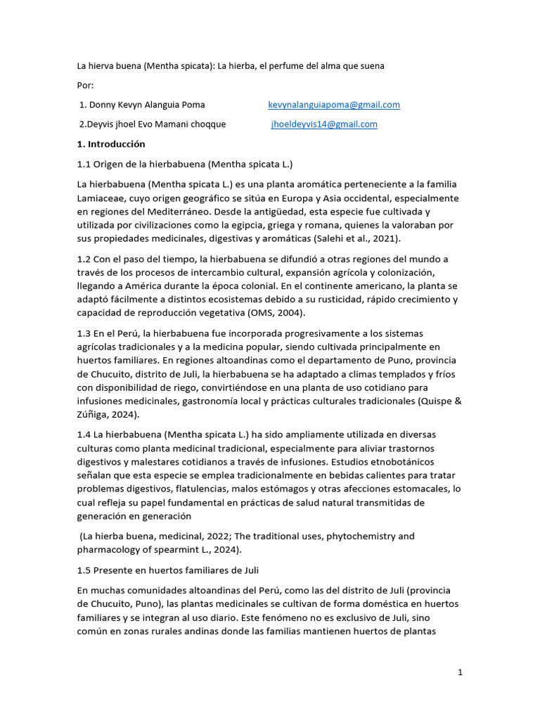 i Sem_prt_alanguia Poma y Mamani Choqque_ens_hierva Buena_unajuli | PDF ...